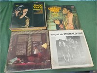 Misc records including Charlie Pride, Faron Young