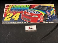 Jeff Gordon plastic sign