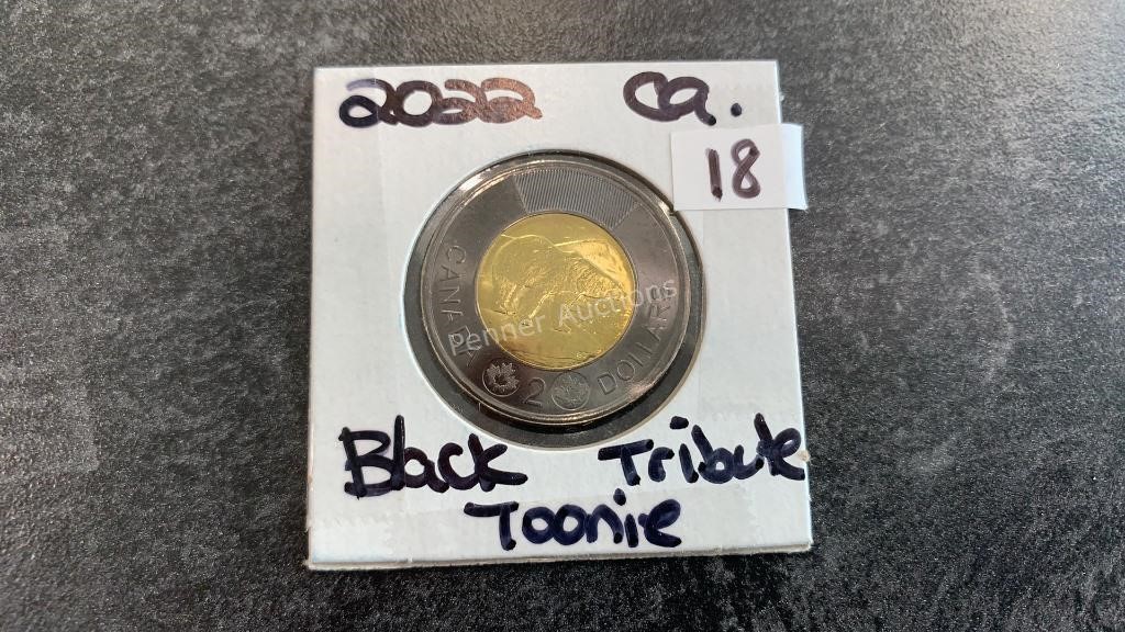2022 Canadian Black Tribute Toonie