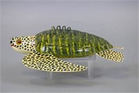 Carl Christiansen 7.5" Rare Green Sea Turtle Fish