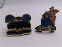 (2) Disney CruisLine Collector's Pins