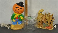 Halloween glass, light up ceramics, tested