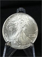 1995 American Silver Eagle No Mint Mark