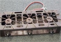 Vintage Superb 3-burner cast iron propane gas