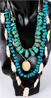 Jewelry Lot of 4 Southwestern Beaded Necklaces