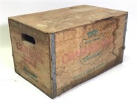 Vtg Wooden Canada Dry Beverages Crate