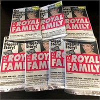 7 Unopened Packs Royal Family Trading Cards 1993