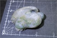 Druzy Chunky Moss Agate Toad, 2oz