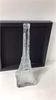 Large Clear Glass Eiffel Tower Bottle U7B