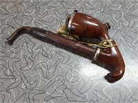 Antiques brass tobacco pipe