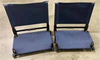 Pair of Folding Stadium Seats