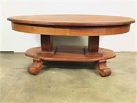 Custom Cherry Oval Coffee Table St. John