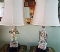 T - PAIR OF VINTAGE TABLE LAMPS (L3)