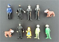 Esso. Lot de 39 figurines en PVC Lac aux requins