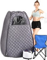 IvyBess Portable Steam Sauna for Home, 2.6L 1000W