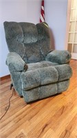 Green Cushioned recliner