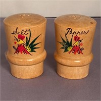 1960’s Japanese Salt & Pepper Wooden Shakers