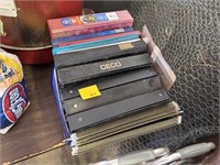 Box of 3 Ring Binders & File Holders