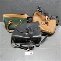 (3) Dooney & Bourke Handbag Purses