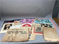 Vintage Newspaper, Calendar, & More