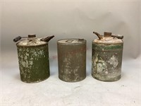 early Metal Oil Cans