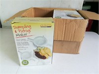 (6) Boxes Dumpling & Pierogi Makers NOS
