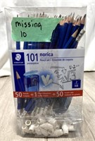 Staedtler Norica Pencils (missing 10)