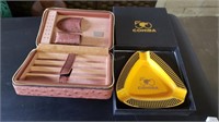 Pipita Portable Cigar Humidor & Cohiba Ashtray