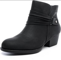 8 1/2 size Luoika Women's Wide Width Ankle Boots
