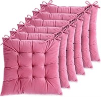 B3037  Chair Cushions 16" x 16" Corduroy (Pink)