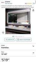 LED BATHROOM MIRROR (NEW)