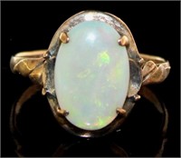 14kt Gold Vintage Natural Opal Ring