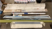 Shades, Blinds, curtain rods, pull shade 46.5”,