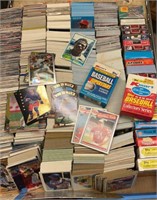 Tray Lot of Sports cards 1980’s Up.