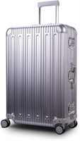 TRAVELKING Aluminum 28 Suitcase  Silver