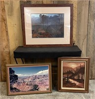 MIXED LOT OF NATURE SCENE DECOR PICTURES