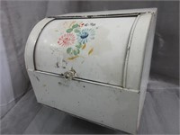 Vintage Metal Bread Box -Original Finish