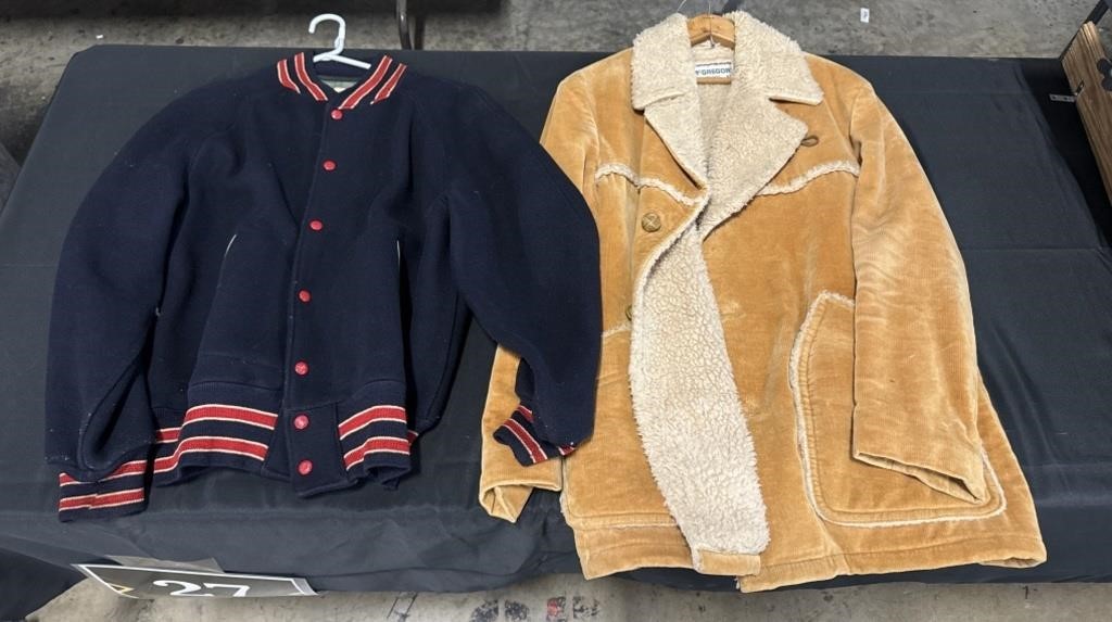 Vtg Letterman’s Jacket, McGregor Wool-Lined Coat.