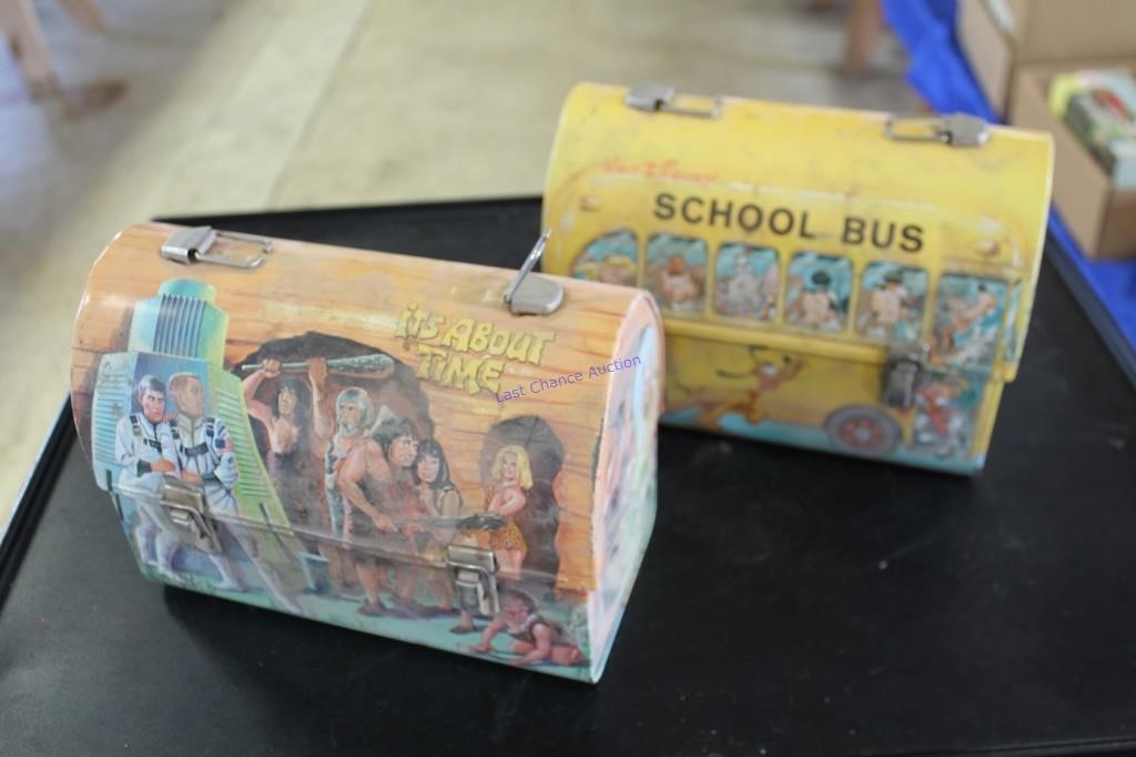 Pair of Vintage Lunch Boxes (see Below)