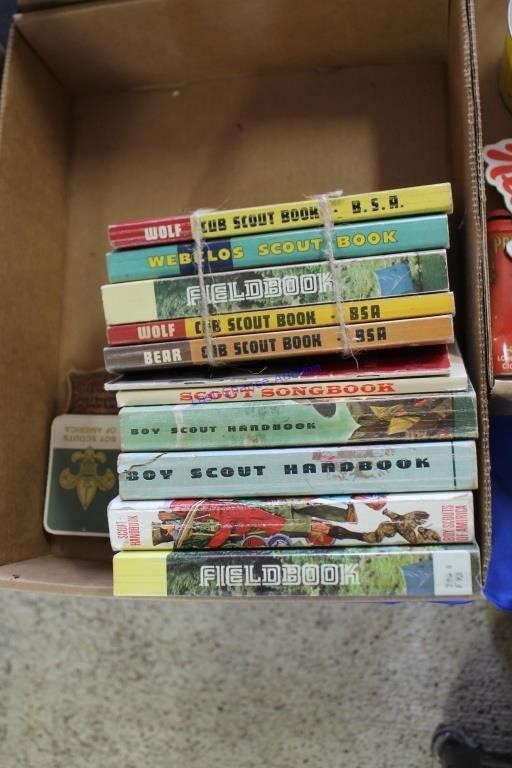 Lot of VIntage Boy Scout Books