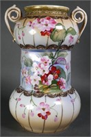 Imperial Nippon Hand Painted Floral Vase