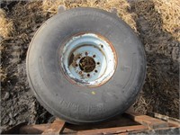 16.5X16.1 IMPLEMENT TIRE AND RIM GOOD TIRE