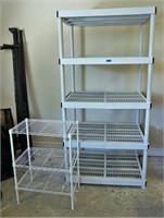 Storage shelves