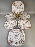 R.A. Petit Point 6 1/4" Dainties Plate