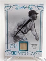 5/50 2017 Leaf Immortal Babe Ruth Relic #YS-40