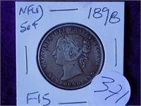 Nfld 1898 50 Cent F15