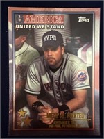 2001 TOPPS AMERICA UNITED WE STAND METS VS.