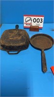 Square and round skillet