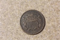 1865 Two Cent Piece