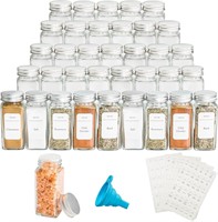 36pcs Glass Spice Jars